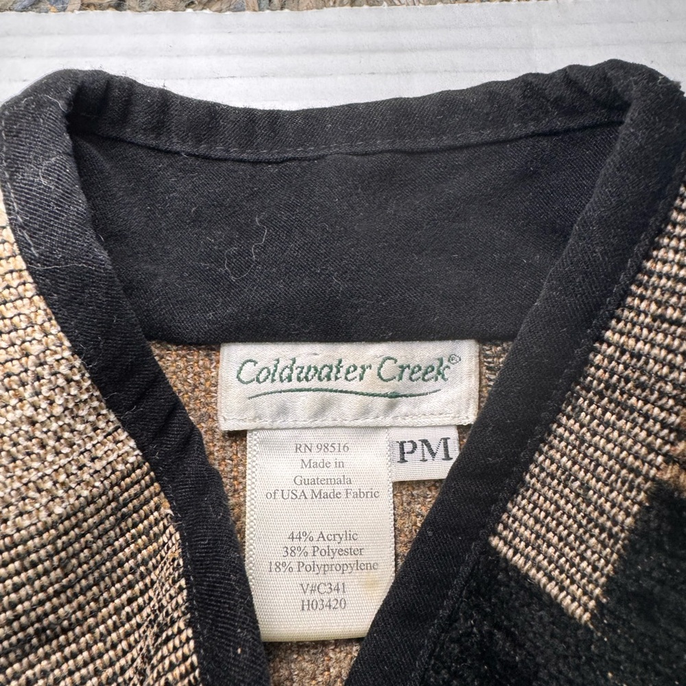 Coldwater Creek Patchwork Jacket Petite Medium Vi… - image 4